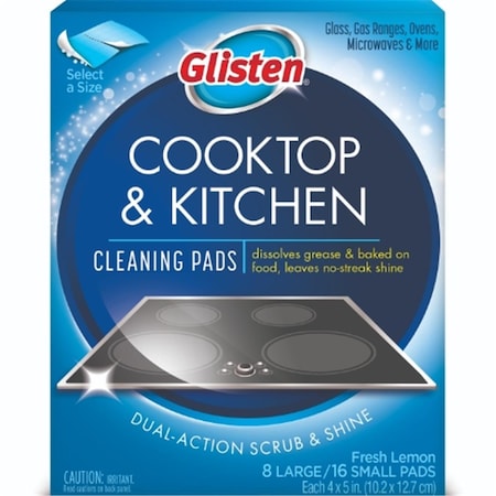 Glisten Cooktop & Kitchen Cleaning Pads GCO614T